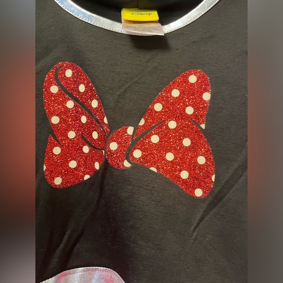 Disney Youth Girls Jumbo Big Bow Minnie Tutu Dress Red Black size 6 - Picture 7 of 8